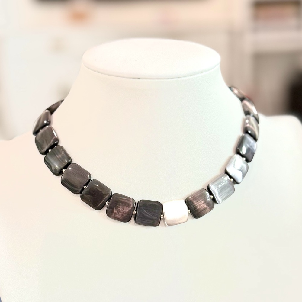 Tateossian London Fiber Optic Glass Necklace- for collectors! 3 colors available